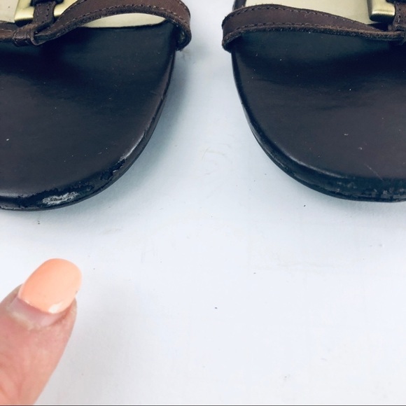 Neutralizers Black‎ and gold (Farah)sandals 6.5M - Picture 2 of 8